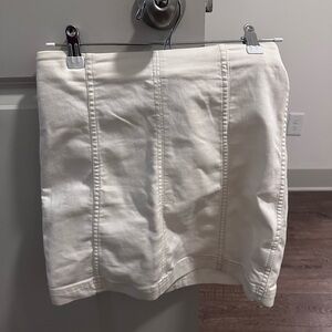 Free people cream skirt